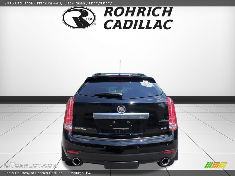 Black Raven / Ebony/Ebony 2016 Cadillac SRX Premium AWD