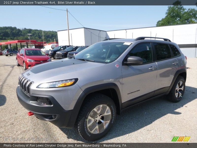 Billet Silver Metallic / Black 2017 Jeep Cherokee Trailhawk 4x4