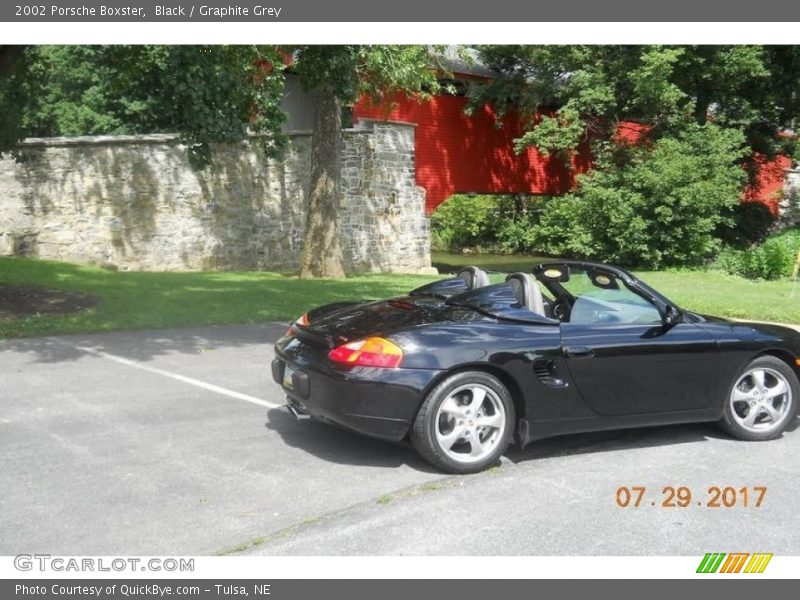 Black / Graphite Grey 2002 Porsche Boxster