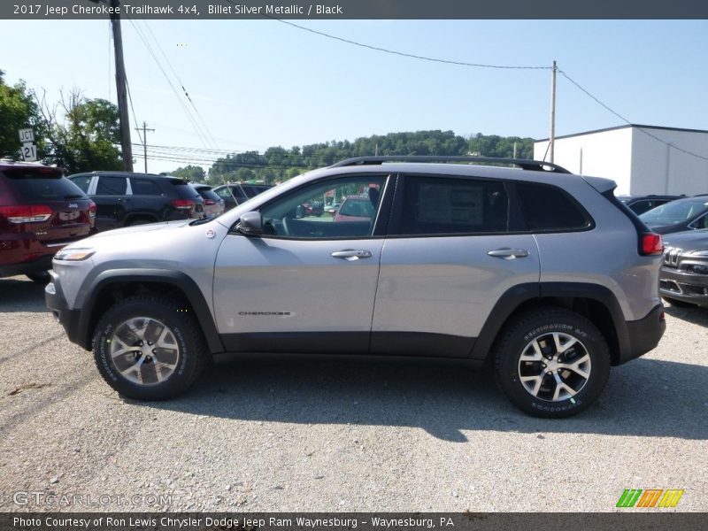 Billet Silver Metallic / Black 2017 Jeep Cherokee Trailhawk 4x4