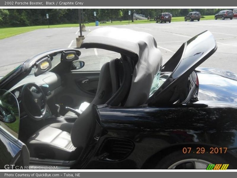 Black / Graphite Grey 2002 Porsche Boxster