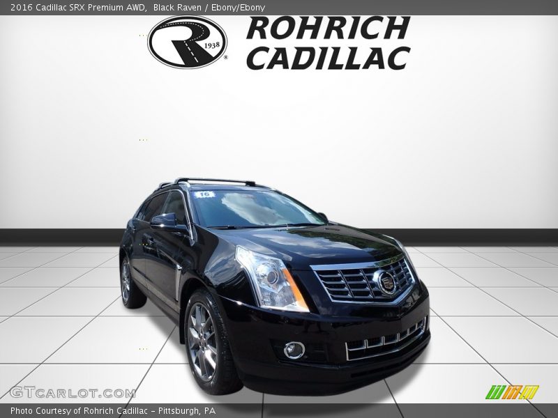 Black Raven / Ebony/Ebony 2016 Cadillac SRX Premium AWD