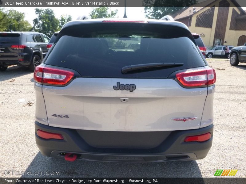 Billet Silver Metallic / Black 2017 Jeep Cherokee Trailhawk 4x4