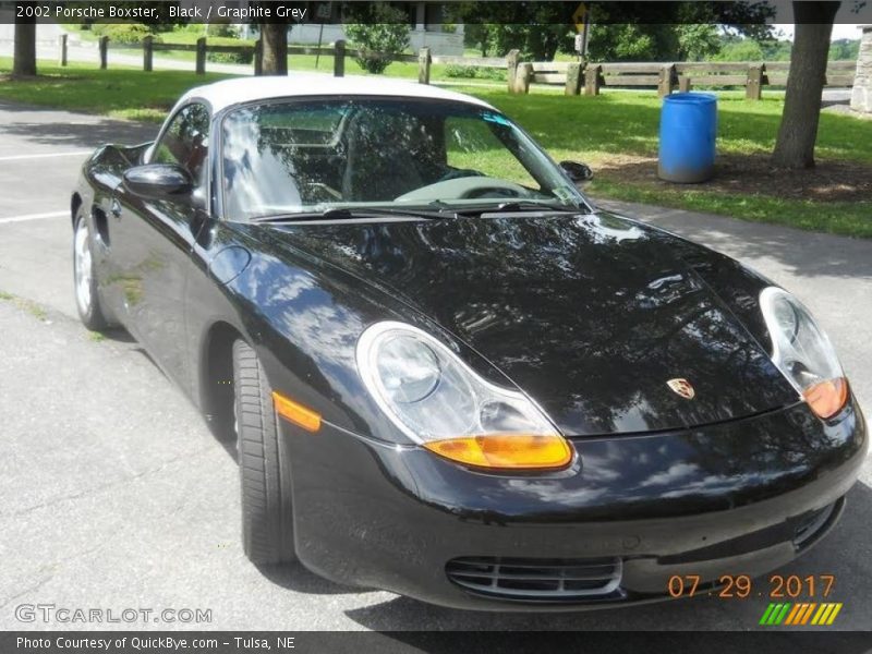 Black / Graphite Grey 2002 Porsche Boxster