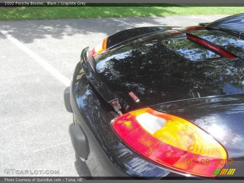 Black / Graphite Grey 2002 Porsche Boxster