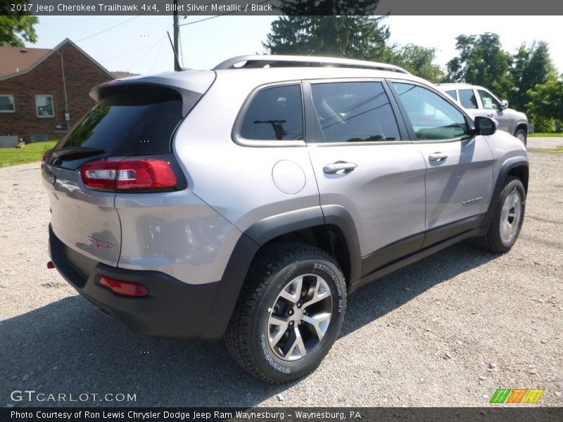Billet Silver Metallic / Black 2017 Jeep Cherokee Trailhawk 4x4