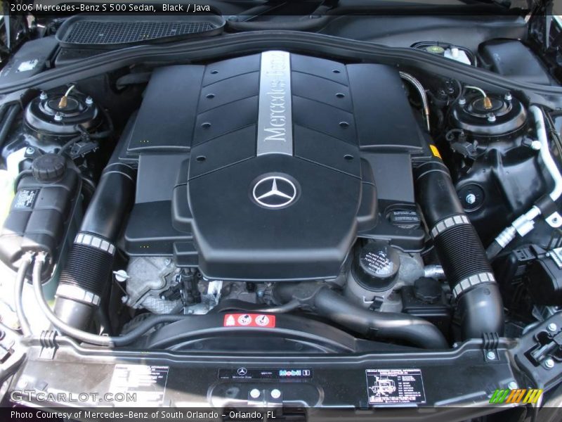Black / Java 2006 Mercedes-Benz S 500 Sedan
