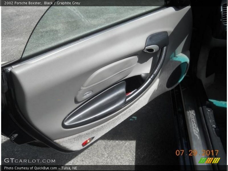 Black / Graphite Grey 2002 Porsche Boxster