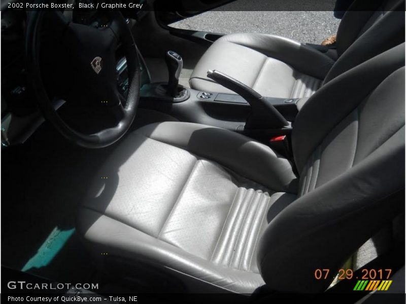 Black / Graphite Grey 2002 Porsche Boxster
