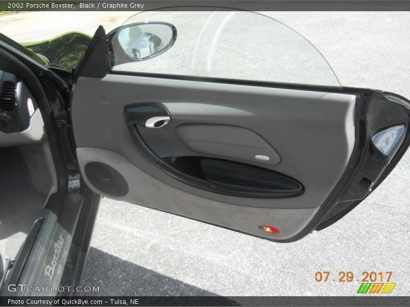 Black / Graphite Grey 2002 Porsche Boxster