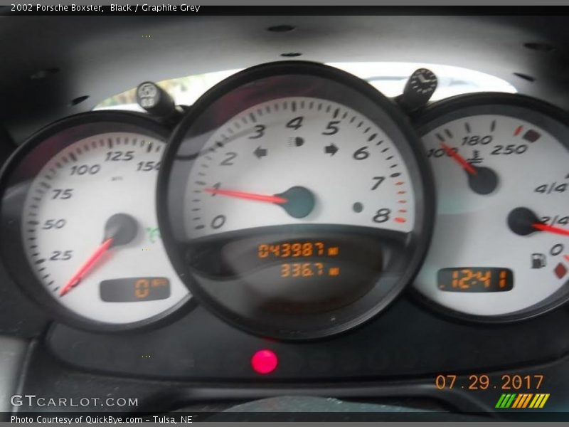Black / Graphite Grey 2002 Porsche Boxster