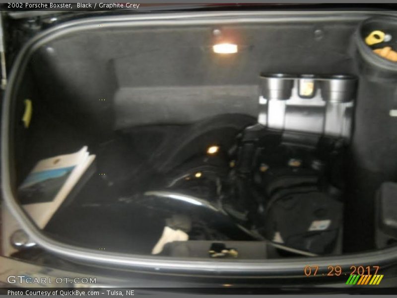 Black / Graphite Grey 2002 Porsche Boxster