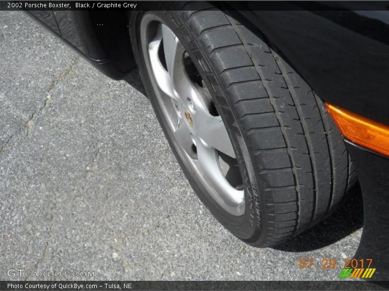 Black / Graphite Grey 2002 Porsche Boxster