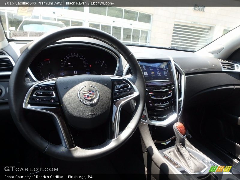 Black Raven / Ebony/Ebony 2016 Cadillac SRX Premium AWD