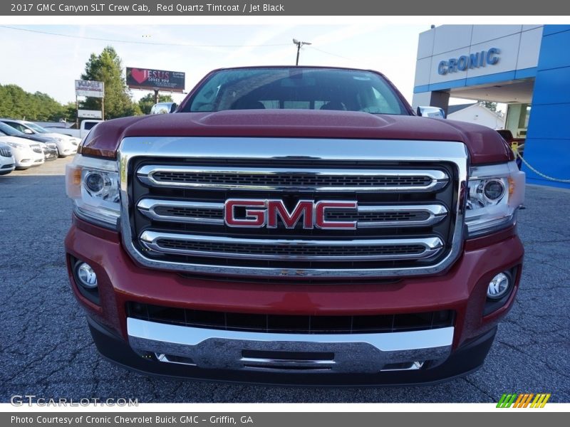 Red Quartz Tintcoat / Jet Black 2017 GMC Canyon SLT Crew Cab