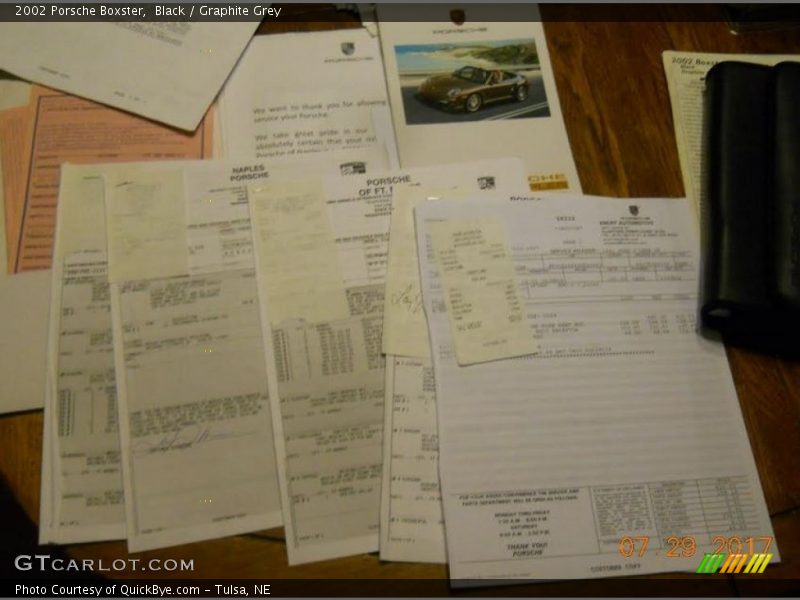 Black / Graphite Grey 2002 Porsche Boxster