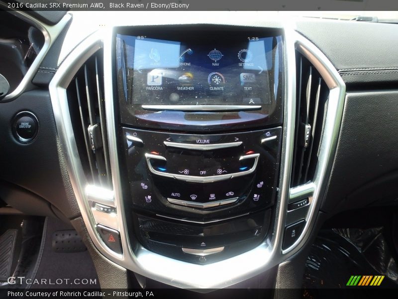 Black Raven / Ebony/Ebony 2016 Cadillac SRX Premium AWD