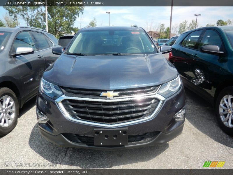 Storm Blue Metallic / Jet Black 2018 Chevrolet Equinox LT