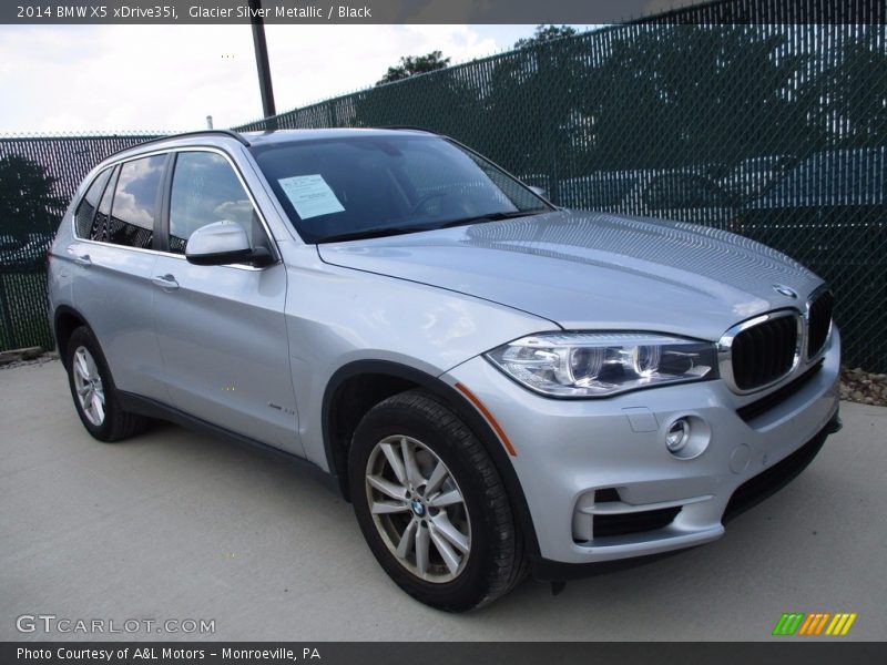 Glacier Silver Metallic / Black 2014 BMW X5 xDrive35i