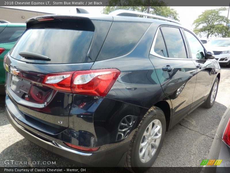 Storm Blue Metallic / Jet Black 2018 Chevrolet Equinox LT