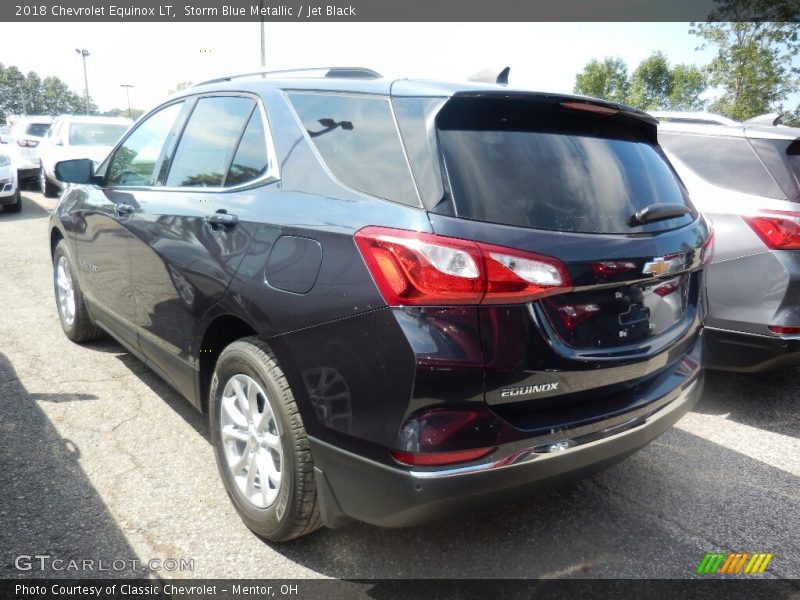 Storm Blue Metallic / Jet Black 2018 Chevrolet Equinox LT