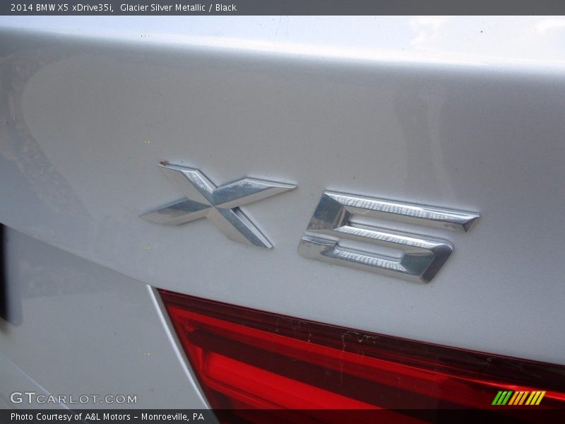 Glacier Silver Metallic / Black 2014 BMW X5 xDrive35i