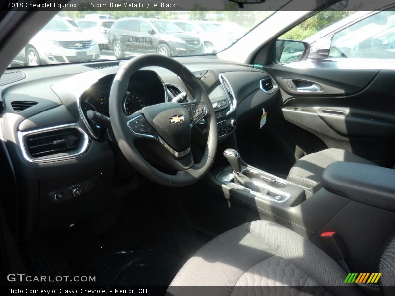 Storm Blue Metallic / Jet Black 2018 Chevrolet Equinox LT