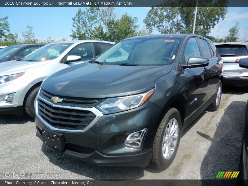 Nightfall Gray Metallic / Medium Ash Gray 2018 Chevrolet Equinox LT