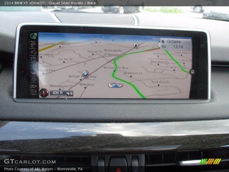 Glacier Silver Metallic / Black 2014 BMW X5 xDrive35i