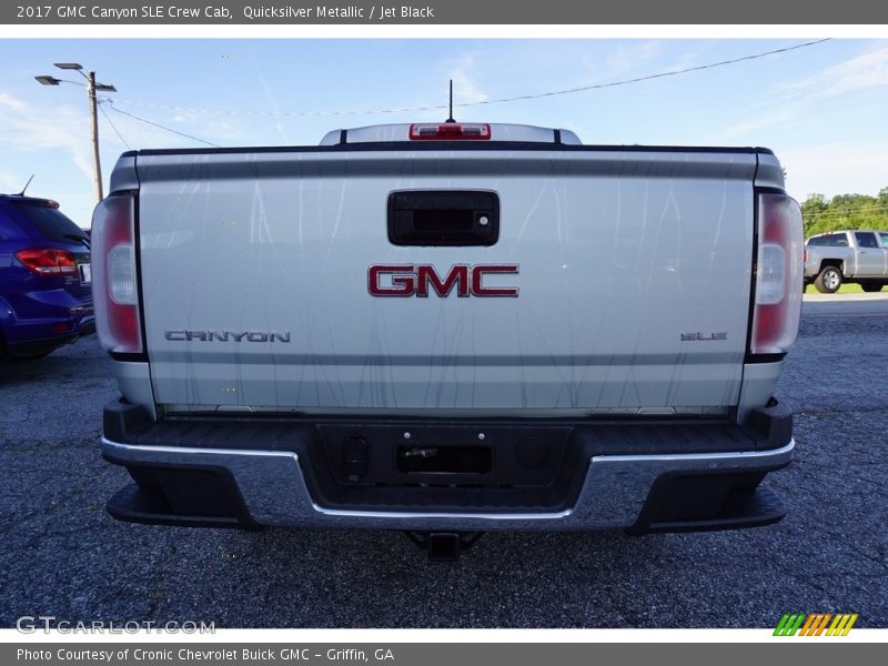 Quicksilver Metallic / Jet Black 2017 GMC Canyon SLE Crew Cab