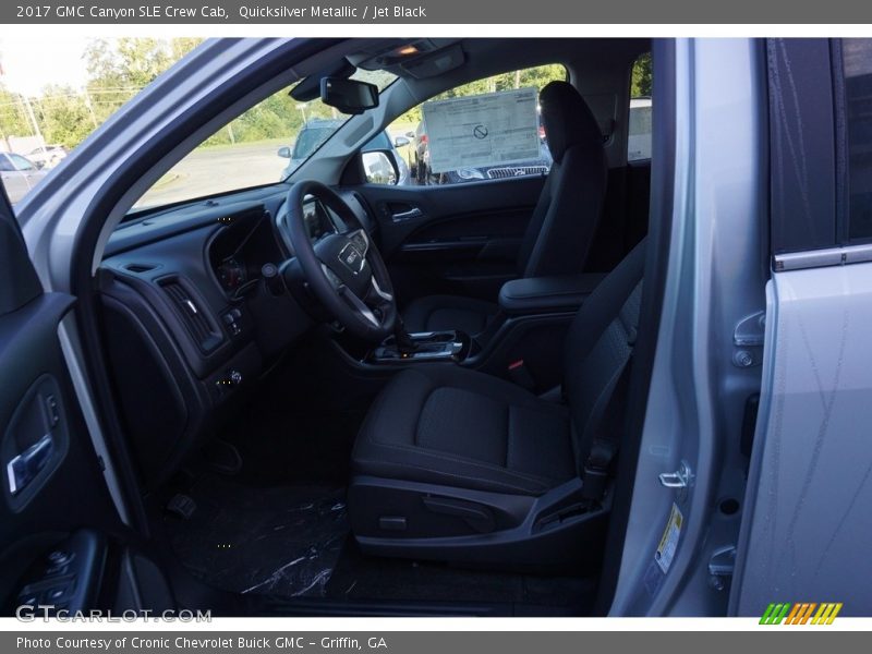 Quicksilver Metallic / Jet Black 2017 GMC Canyon SLE Crew Cab