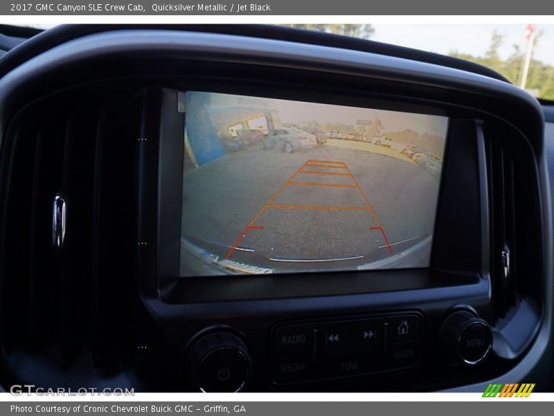 Quicksilver Metallic / Jet Black 2017 GMC Canyon SLE Crew Cab