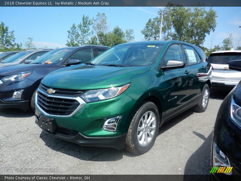 Ivy Metallic / Medium Ash Gray 2018 Chevrolet Equinox LS