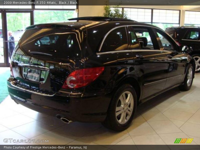 Black / Black 2009 Mercedes-Benz R 350 4Matic