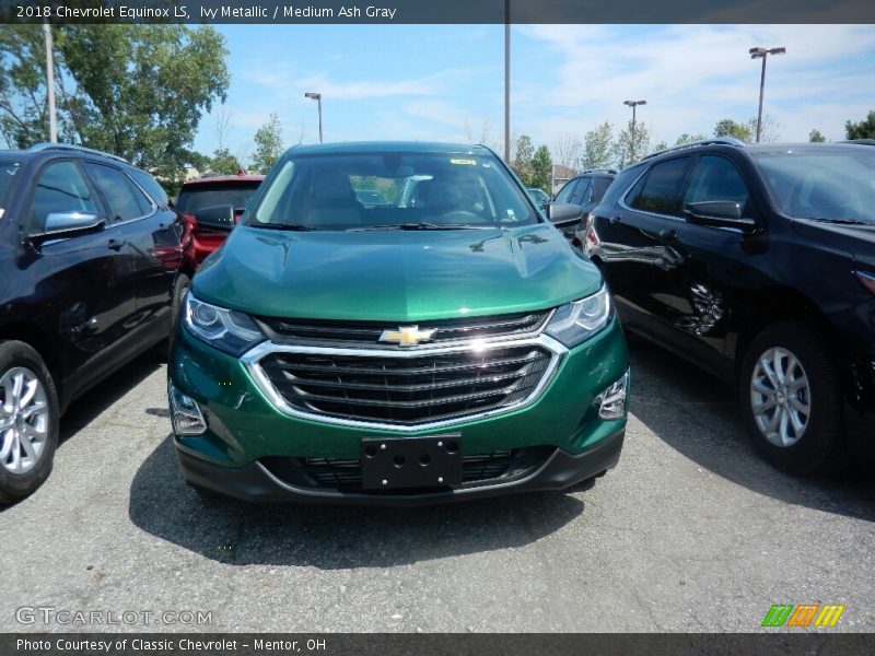 Ivy Metallic / Medium Ash Gray 2018 Chevrolet Equinox LS