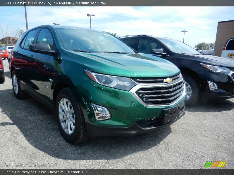 Ivy Metallic / Medium Ash Gray 2018 Chevrolet Equinox LS