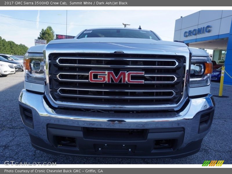Summit White / Dark Ash/Jet Black 2017 GMC Sierra 3500HD Crew Cab