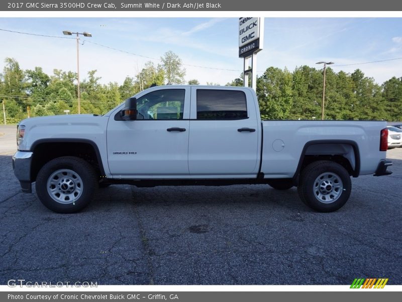 Summit White / Dark Ash/Jet Black 2017 GMC Sierra 3500HD Crew Cab