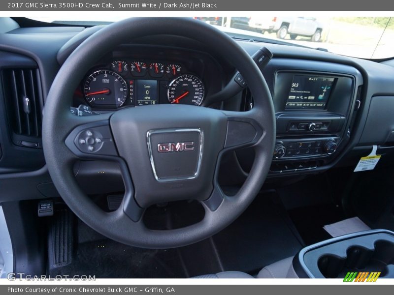 Summit White / Dark Ash/Jet Black 2017 GMC Sierra 3500HD Crew Cab