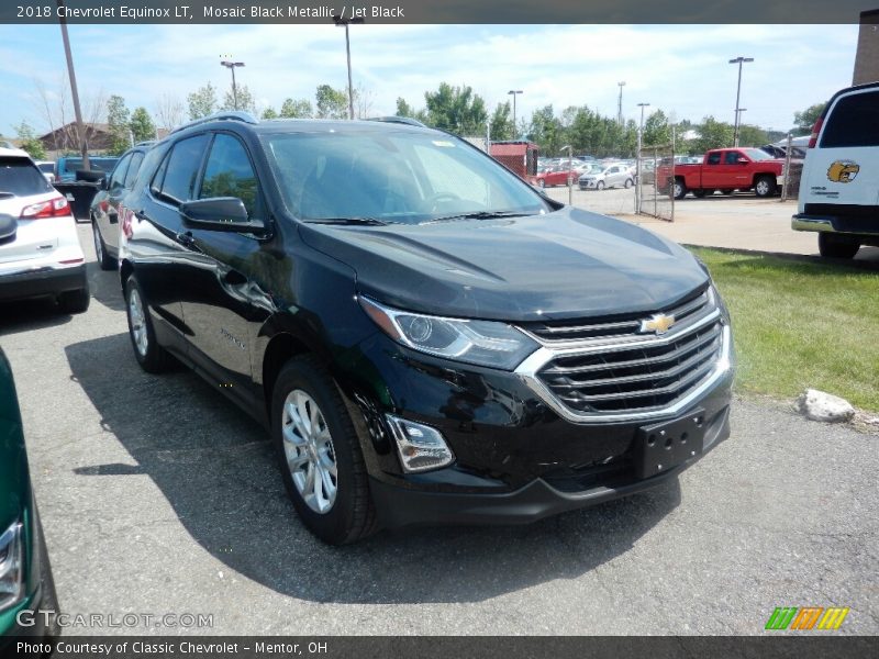 Mosaic Black Metallic / Jet Black 2018 Chevrolet Equinox LT