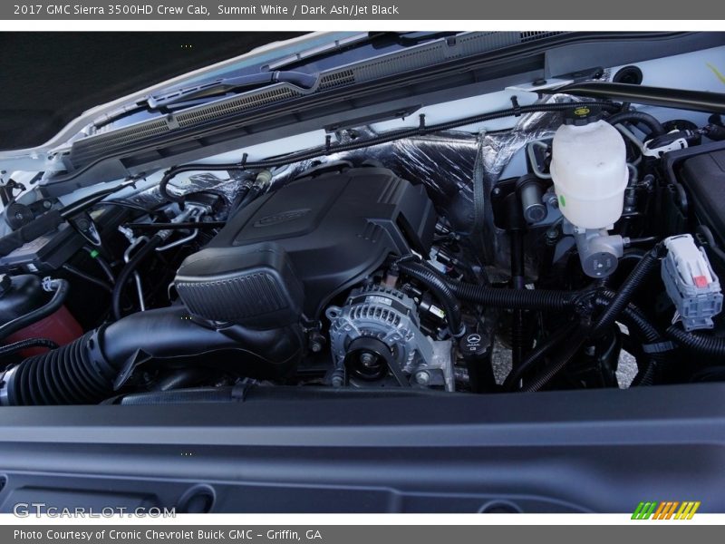 Summit White / Dark Ash/Jet Black 2017 GMC Sierra 3500HD Crew Cab