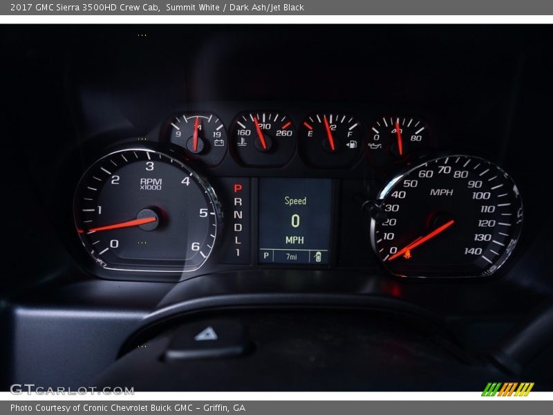 Summit White / Dark Ash/Jet Black 2017 GMC Sierra 3500HD Crew Cab