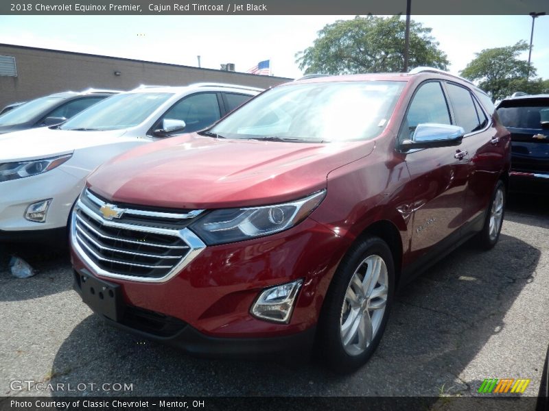 Cajun Red Tintcoat / Jet Black 2018 Chevrolet Equinox Premier