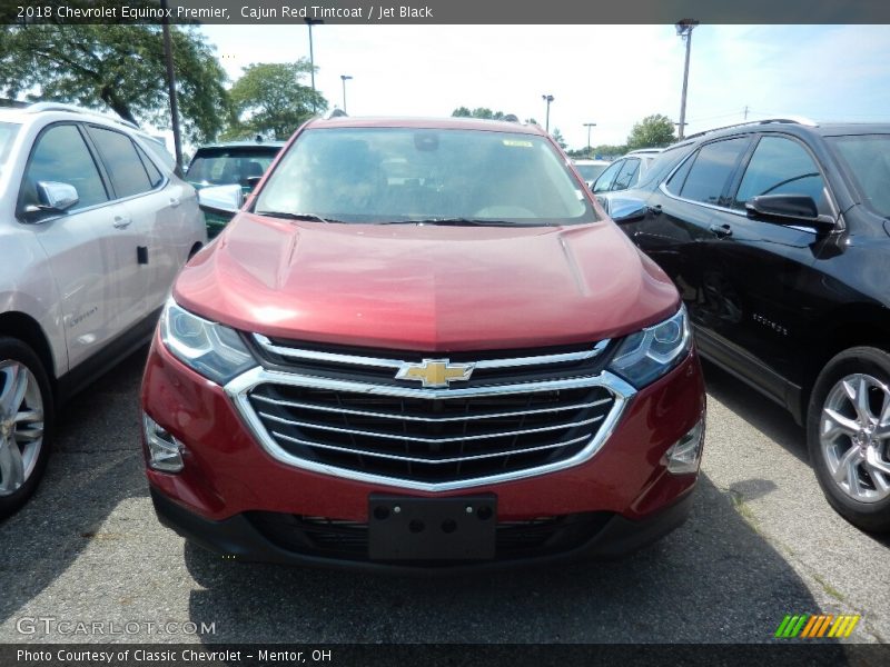 Cajun Red Tintcoat / Jet Black 2018 Chevrolet Equinox Premier