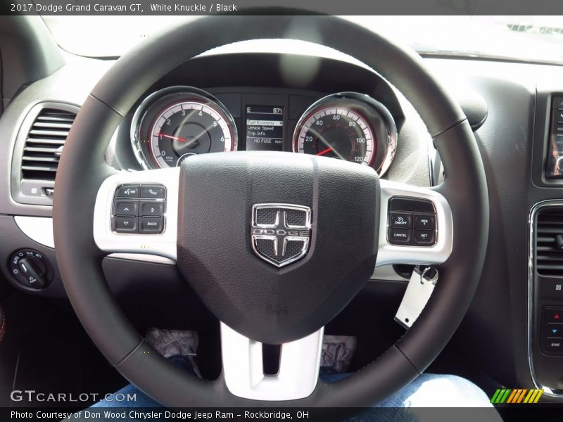 White Knuckle / Black 2017 Dodge Grand Caravan GT