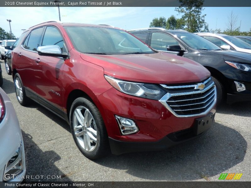 Cajun Red Tintcoat / Jet Black 2018 Chevrolet Equinox Premier