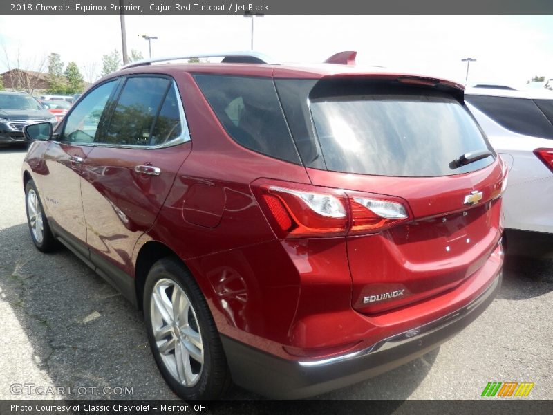 Cajun Red Tintcoat / Jet Black 2018 Chevrolet Equinox Premier