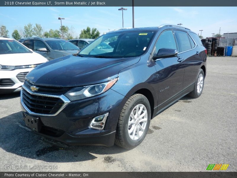 Storm Blue Metallic / Jet Black 2018 Chevrolet Equinox LT