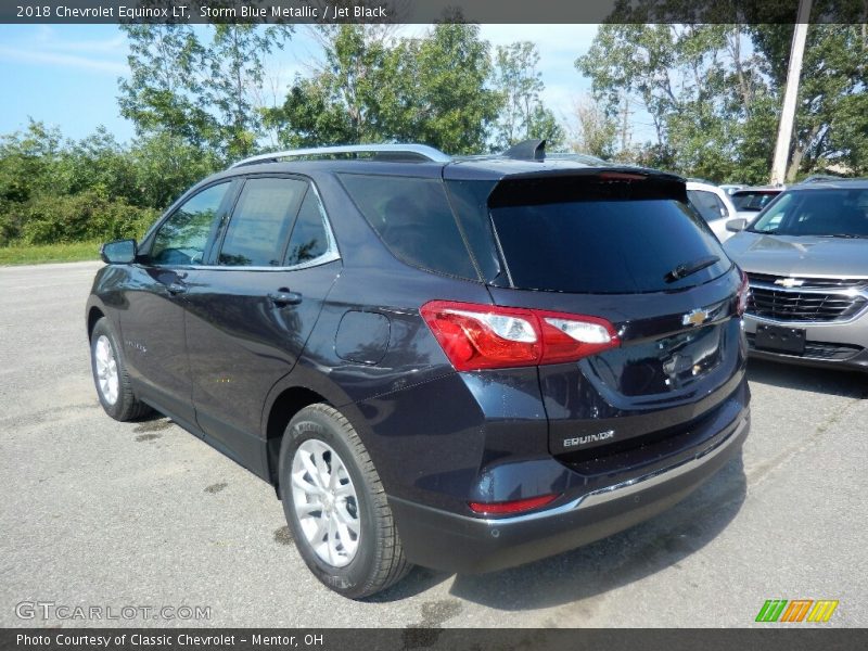 Storm Blue Metallic / Jet Black 2018 Chevrolet Equinox LT