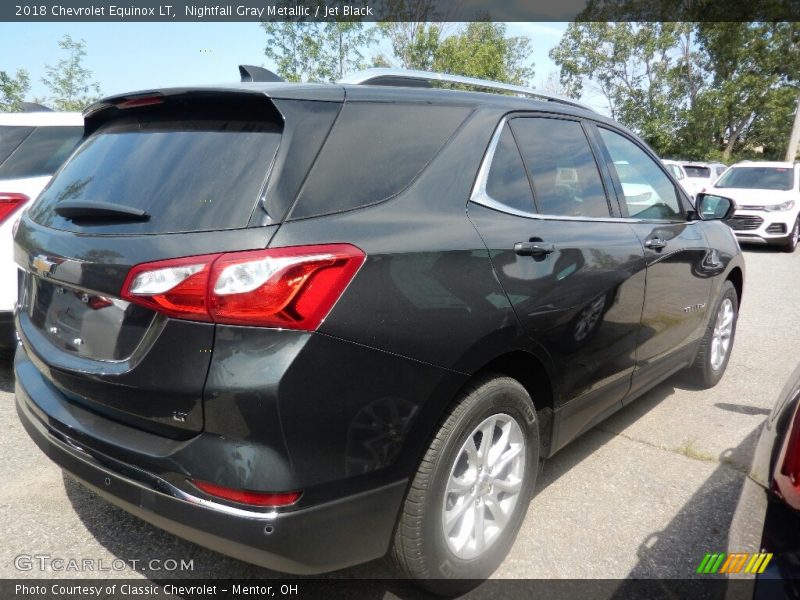 Nightfall Gray Metallic / Jet Black 2018 Chevrolet Equinox LT